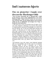 Hardangervidde, Norge 1984